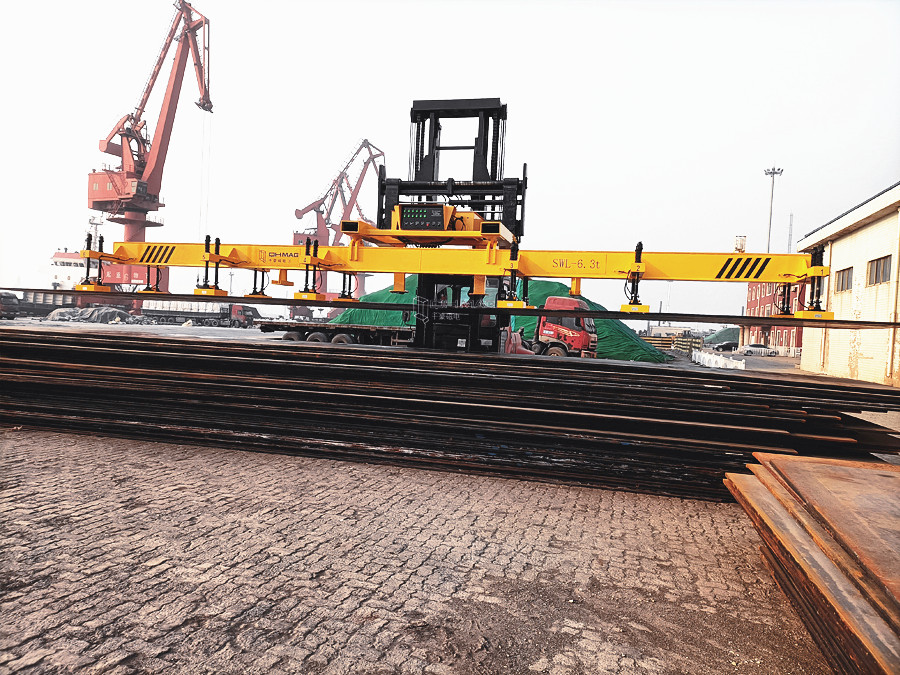 港口鋼板起吊用磁力吊具 港口鋼板起吊用磁力吊具