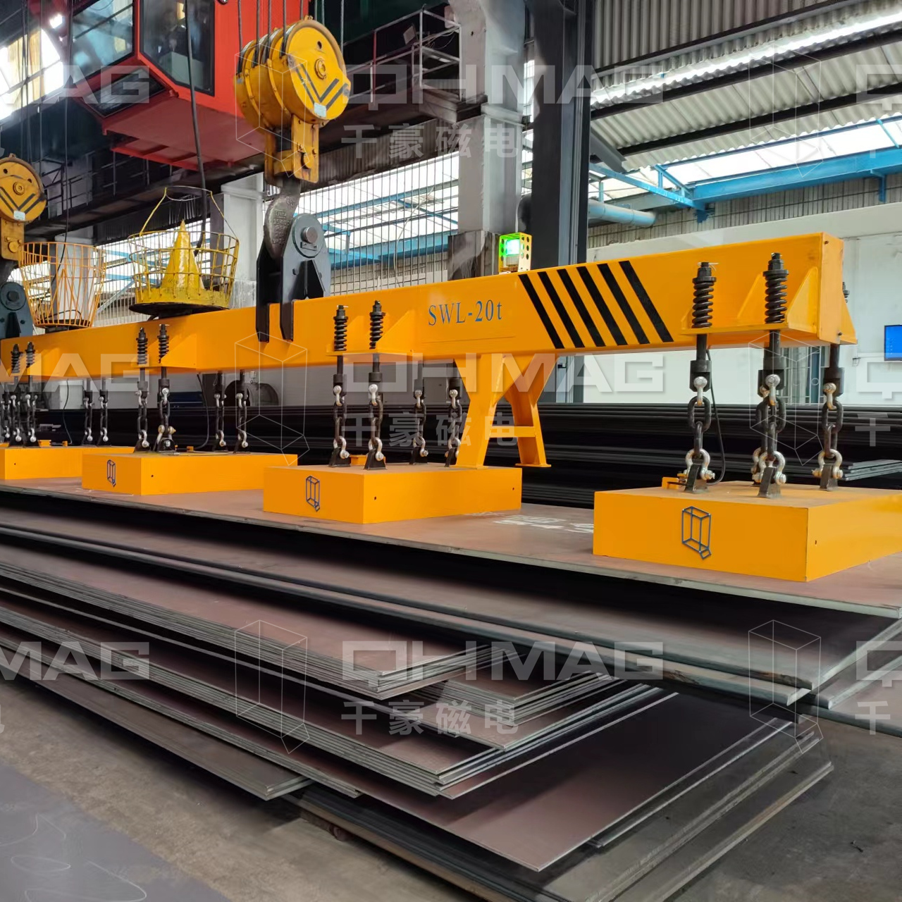 千豪吊鋼板電永磁吊具,鋼板吊具,電永磁吊具,磁力吊具